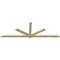 Ekena Millwork Kennewick Rough Sawn Timber Gable Bracket, Douglas Fir, 108"W x 36"H x 2"D x 4"F, 8/12 Pitch GBW108X36X0204KEN00RDF - alternate 4